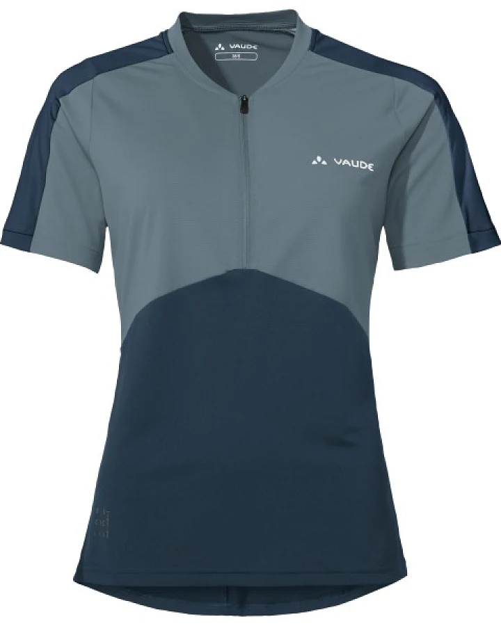 Vaude - Women's Altissimo Shirt II - Radtrikot Gr 36 blau/grau