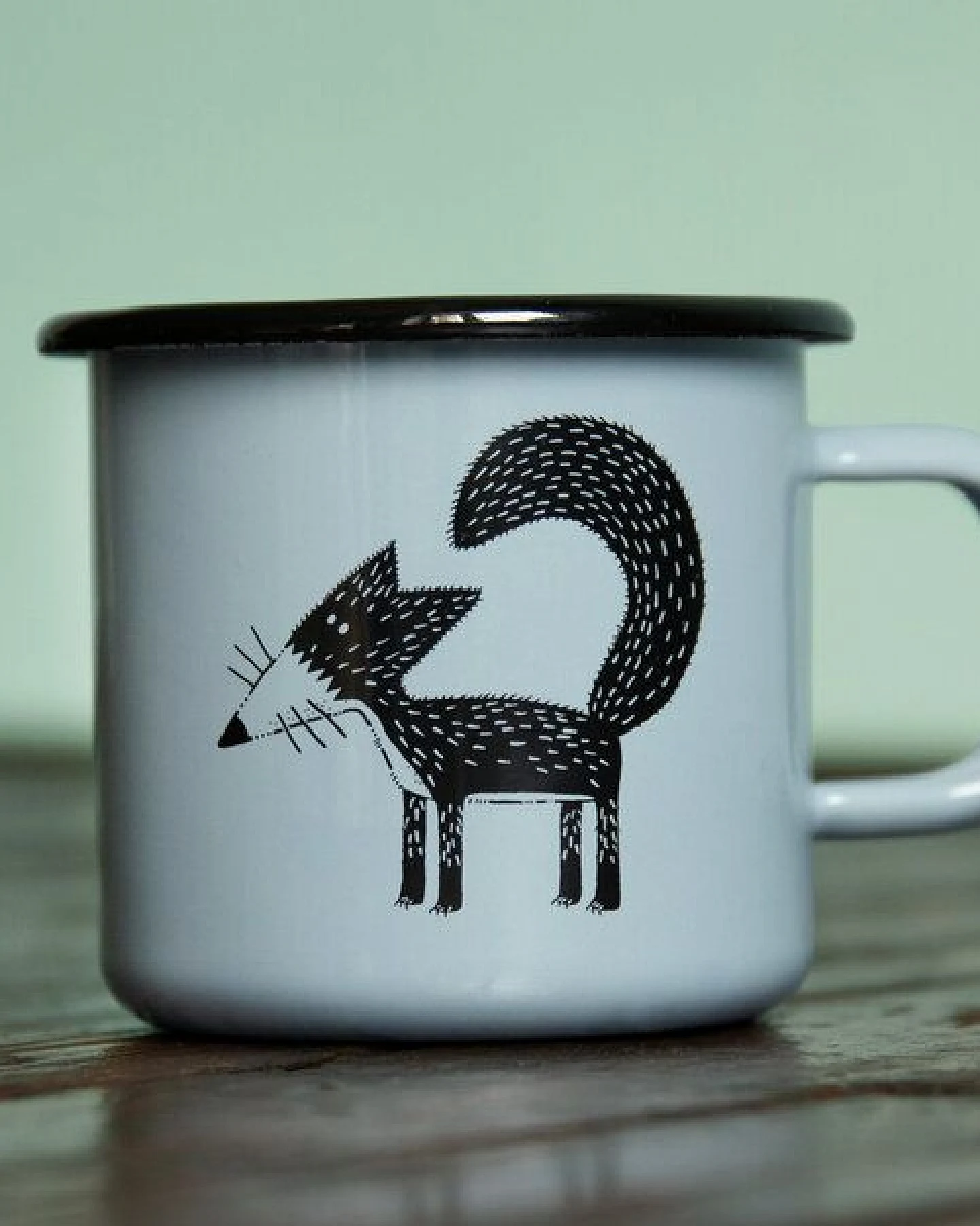 Cmig 4er-Set Emaille Tasse – Ansicht 3