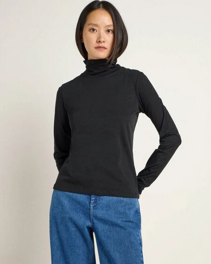 LANIUS Rollkragenshirt aus Bio-Baumwolle