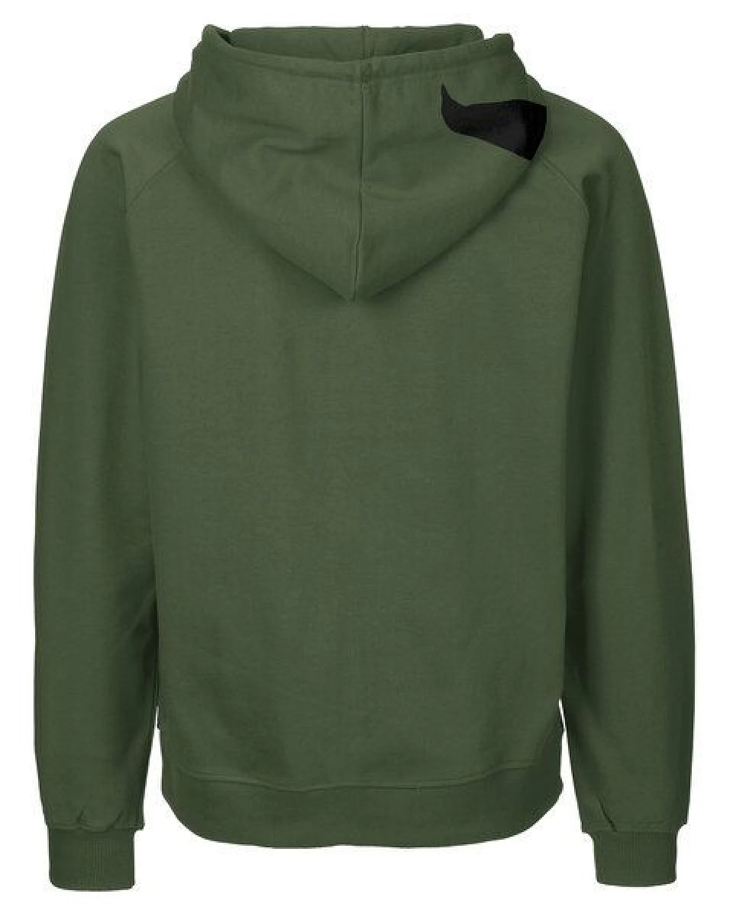HANDGEDRUCKT "Rabenflüsterer" Männer Zip Hoody aus reiner Biobaumwolle (kbA) – Ansicht 2