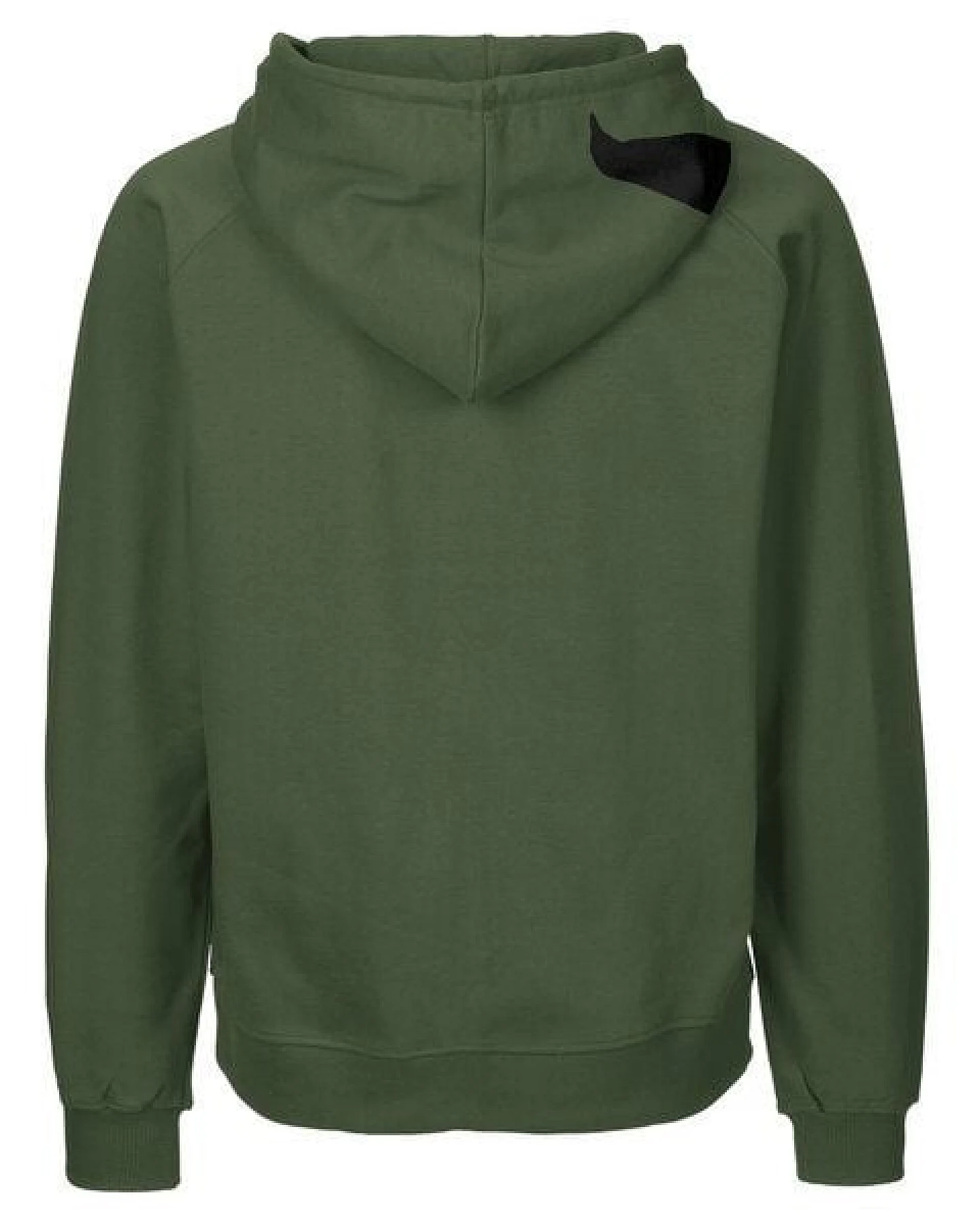 HANDGEDRUCKT "Rabenflüsterer" Männer Zip Hoody aus reiner Biobaumwolle (kbA) – Ansicht 2