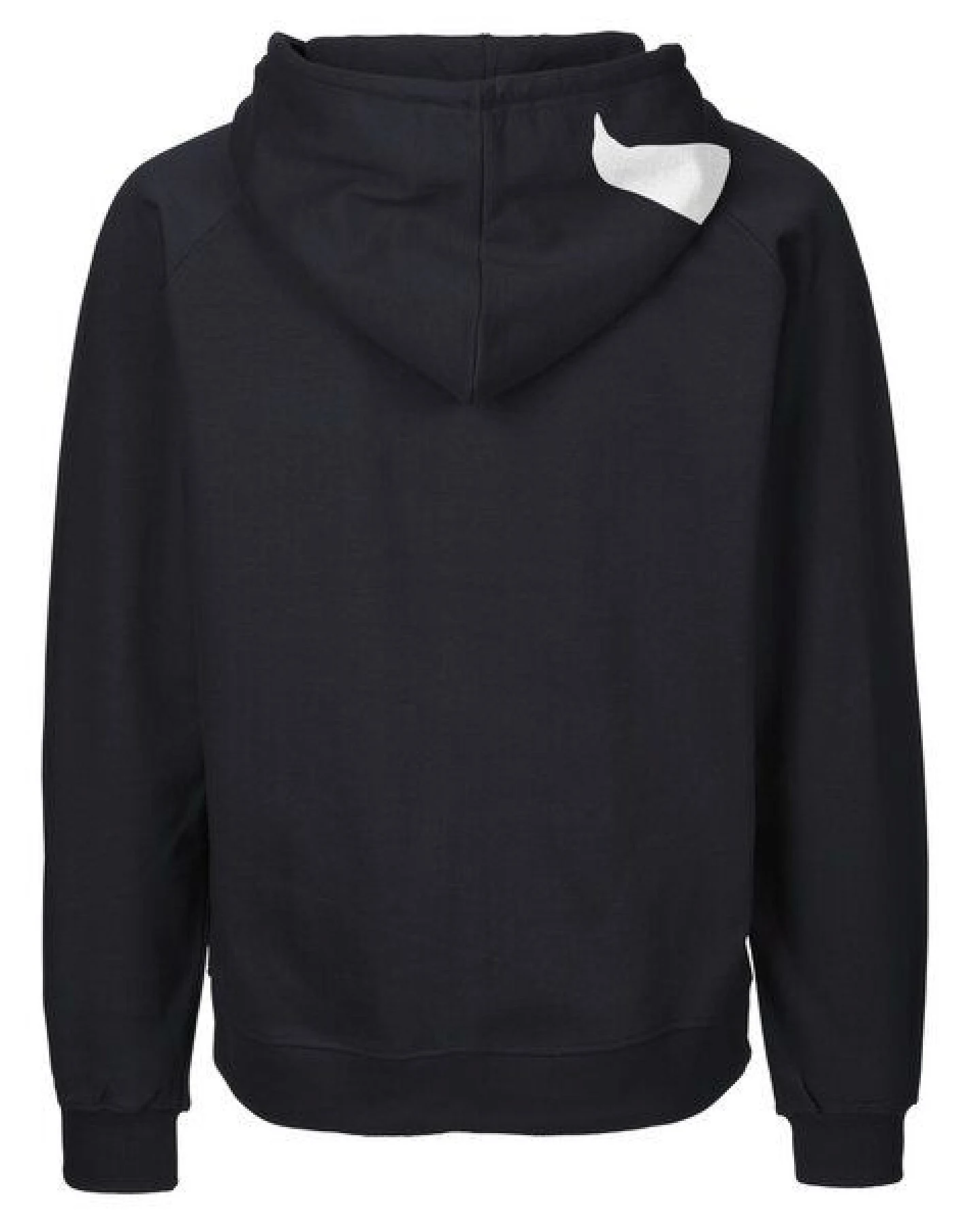 HANDGEDRUCKT "Rabenflüsterer" Männer Zip Hoody aus reiner Biobaumwolle (kbA) – Ansicht 2