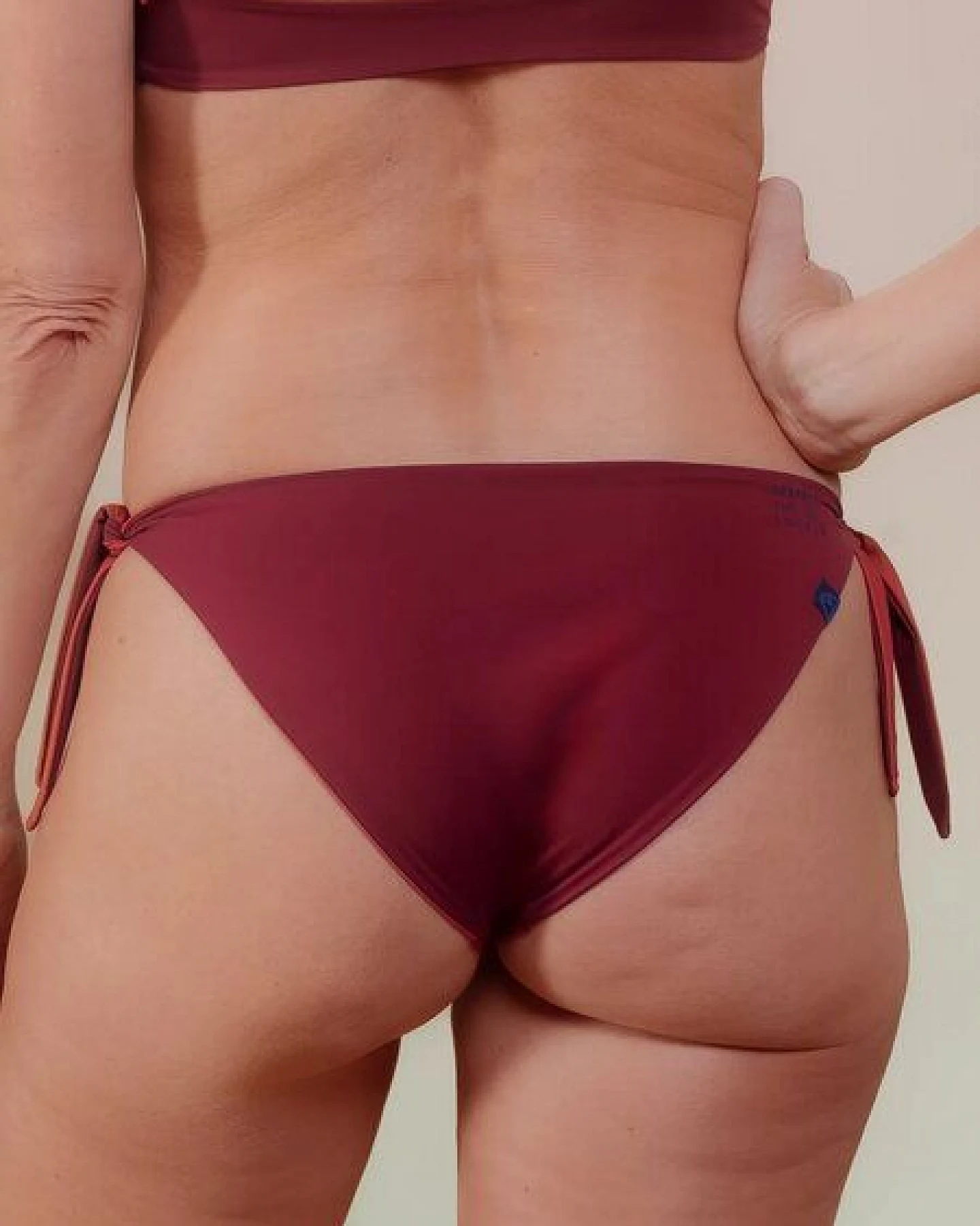 nice to meet me Sun Shorts. Wendbares Bikiniunterteil zum Binden – Ansicht 4