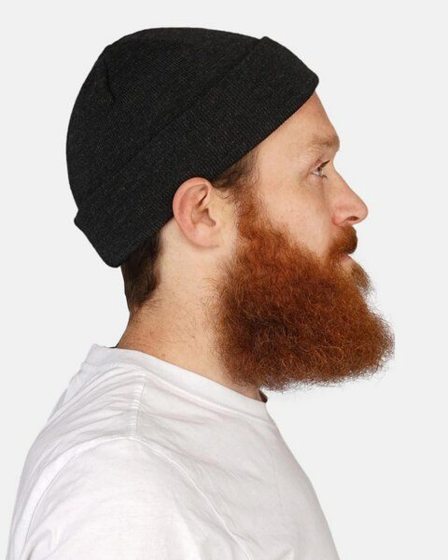Hanseheld Strickmütze Seebär Merino Dockermütze kurz flach – Ansicht 2