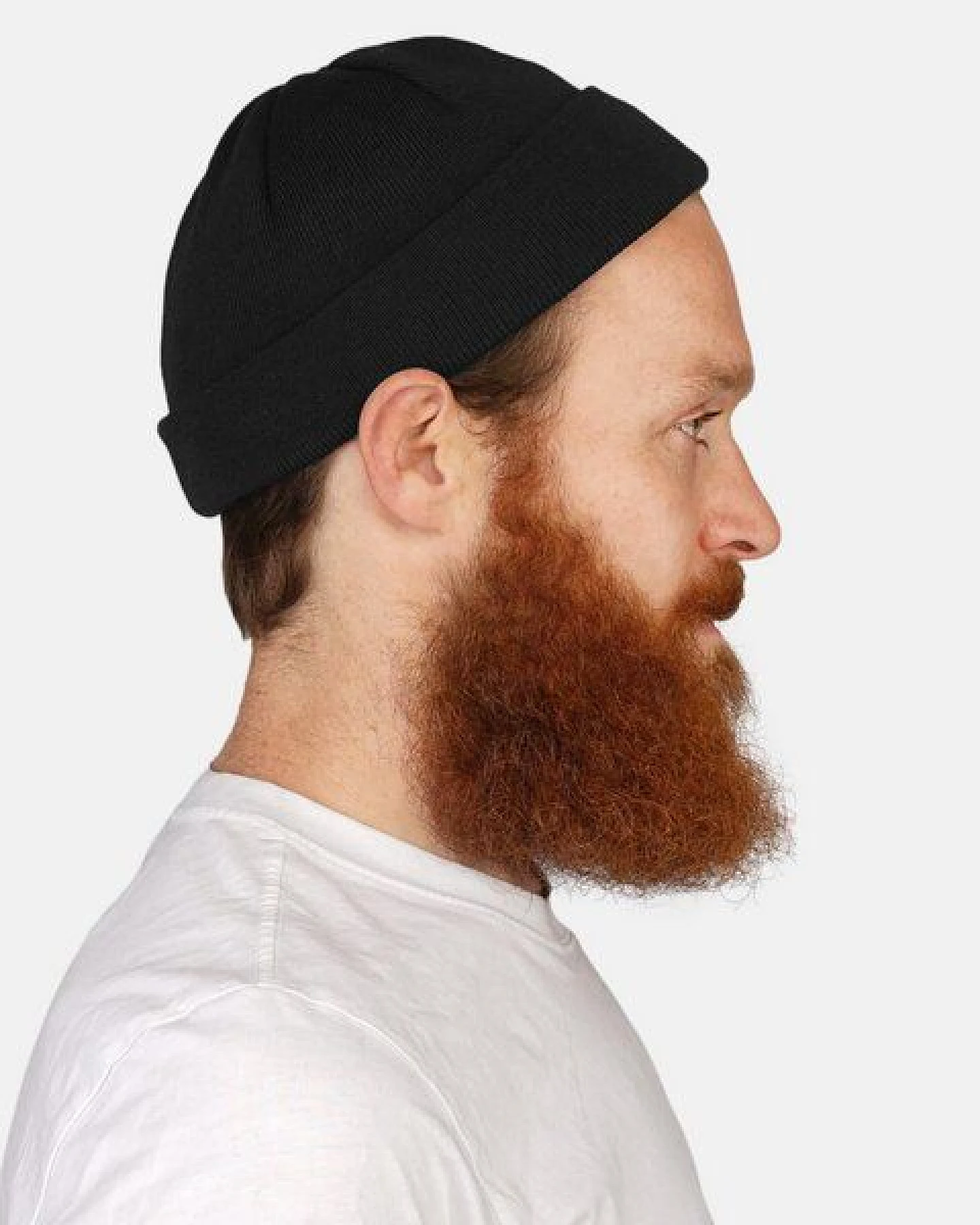 Hanseheld Strickmütze Seebär Merino Dockermütze kurz flach – Ansicht 2