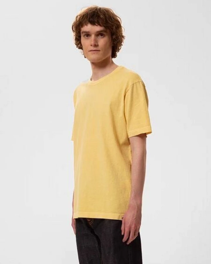 Nudie Jeans Herren T-Shirt "UNO Everyday Tee" - Citra Yellow