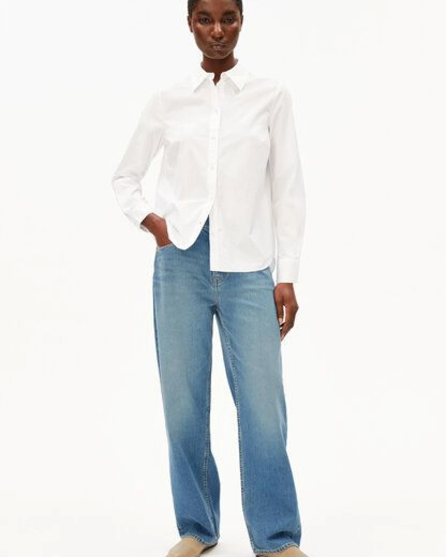 ARMEDANGELS LOUILAA Damen Bluse aus Bio-Baumwolle – Ansicht 4