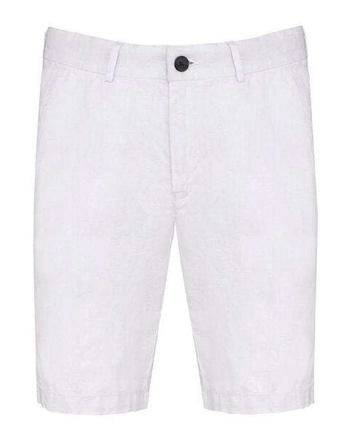 YTWOO Herren Bermuda-Shorts aus 100% Leinen