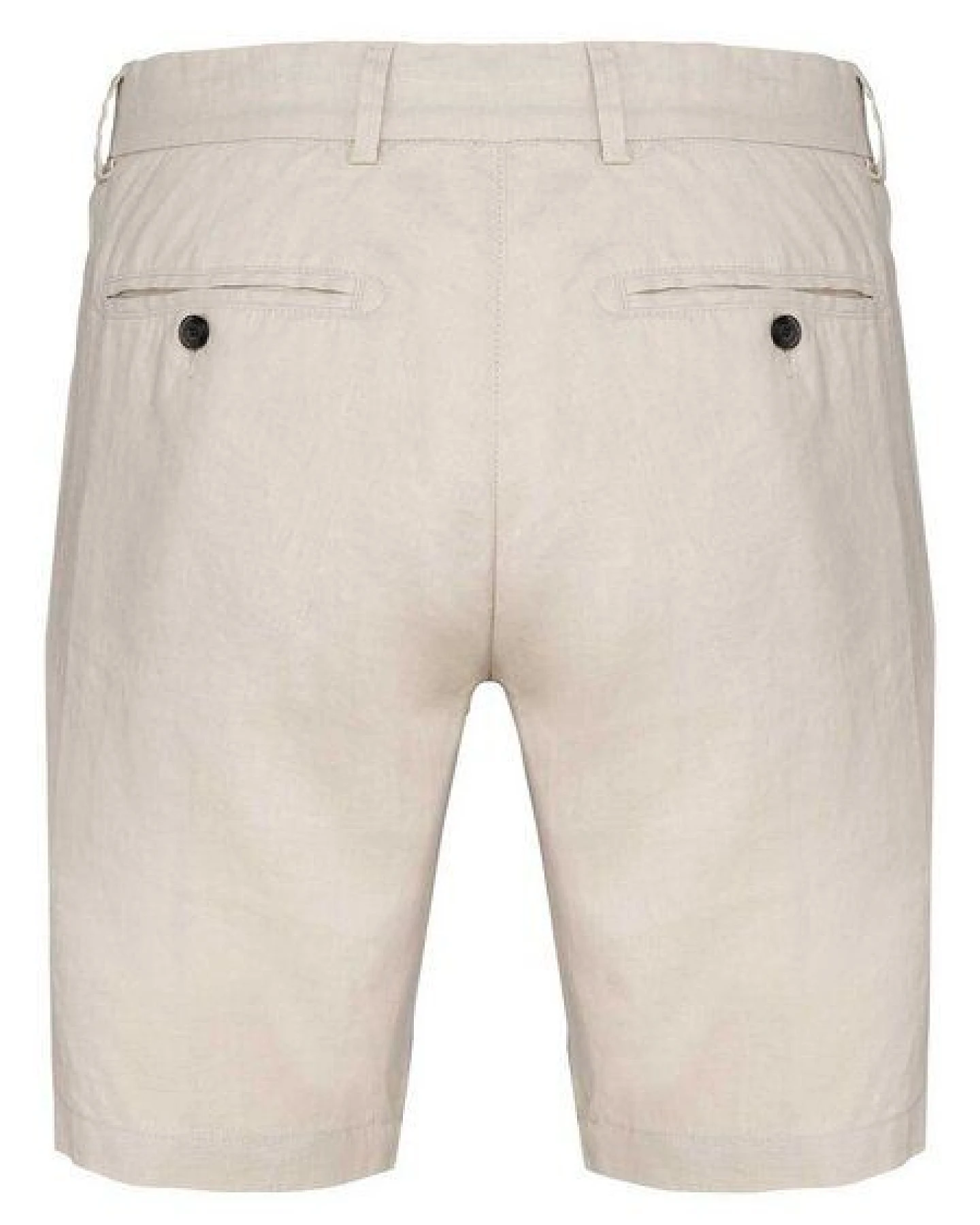 YTWOO Herren Bermuda-Shorts aus 100% Leinen – Ansicht 3