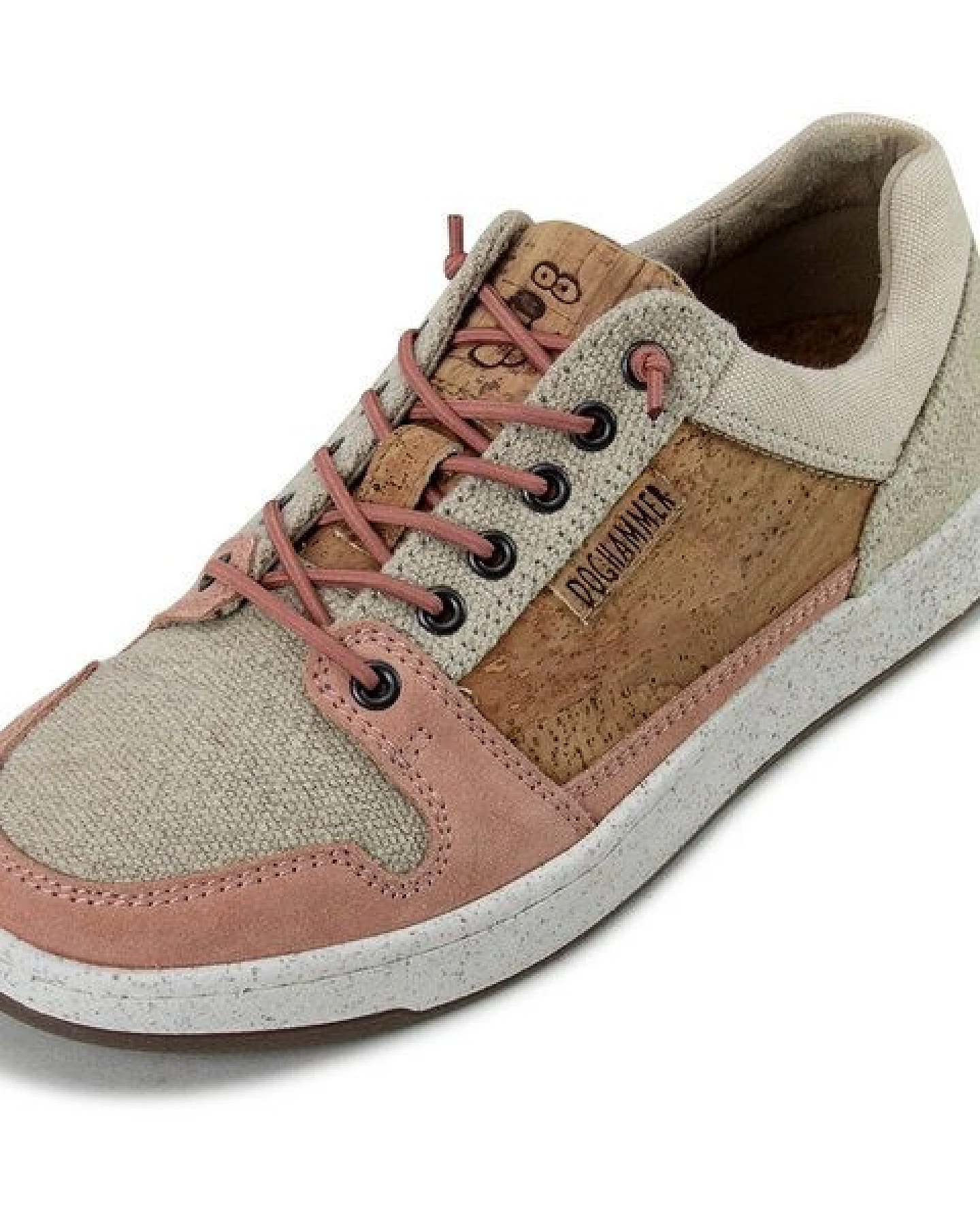 Doghammer Nachhaltiger Sneaker mit recyceltem Kork für Damen - Natural Commuter – Ansicht 2