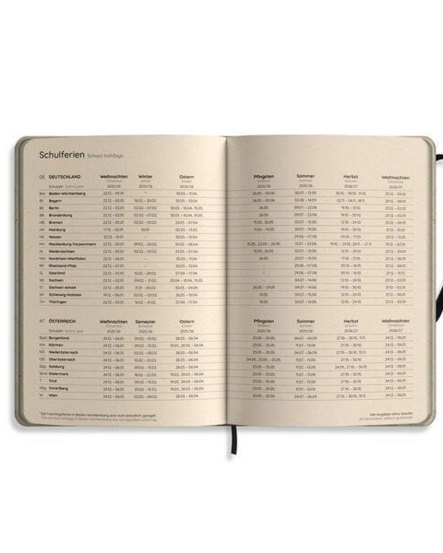 matabooks® Nachhaltiger A5 Kalender, Jahresplaner – Samaya 2026 Farbe: Nature M (DE/EN) – Ansicht 4