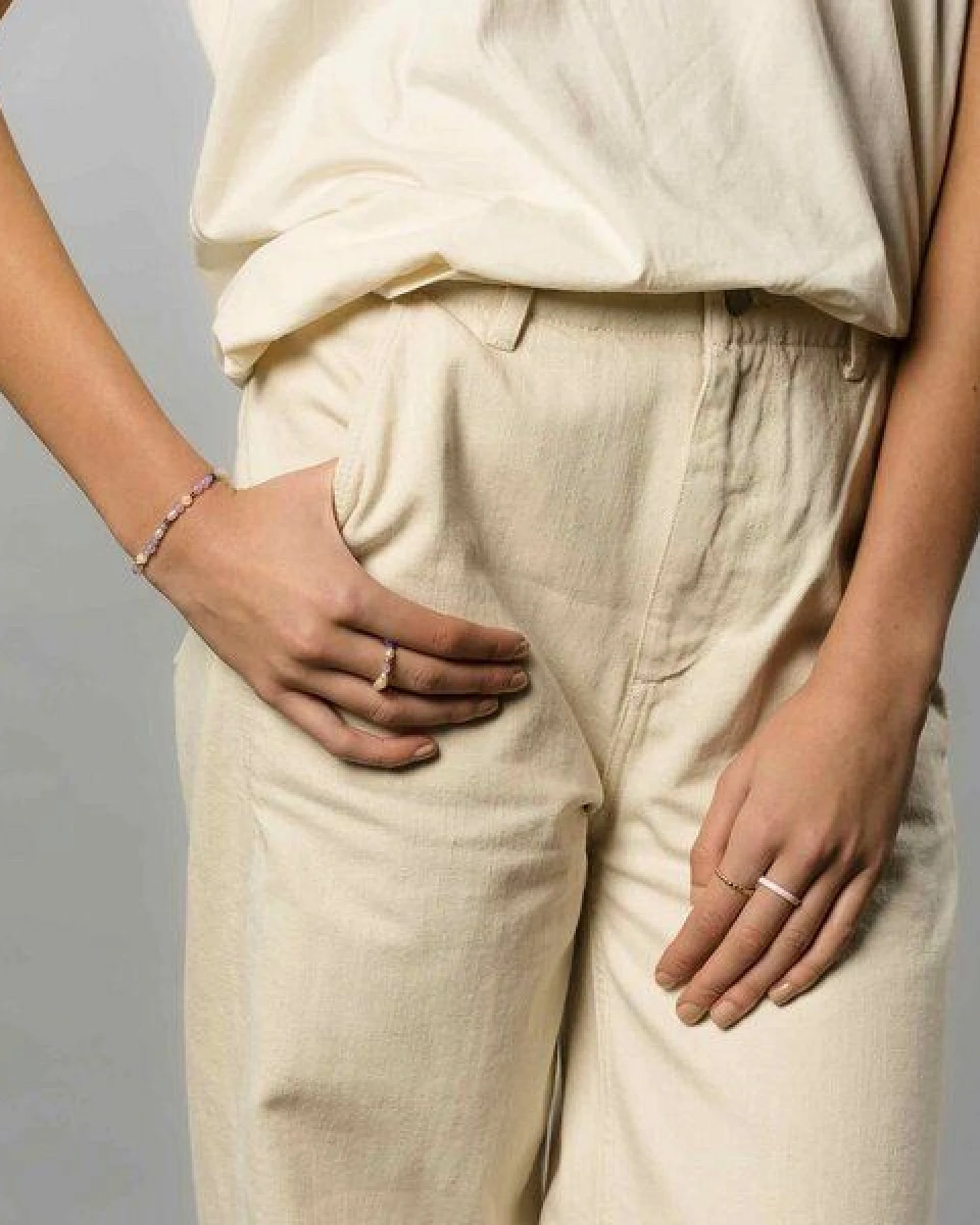 fejn jewelry Armband 'spring pearl' mit Süsswasserperlen und Halbedelsteinen – Ansicht 2