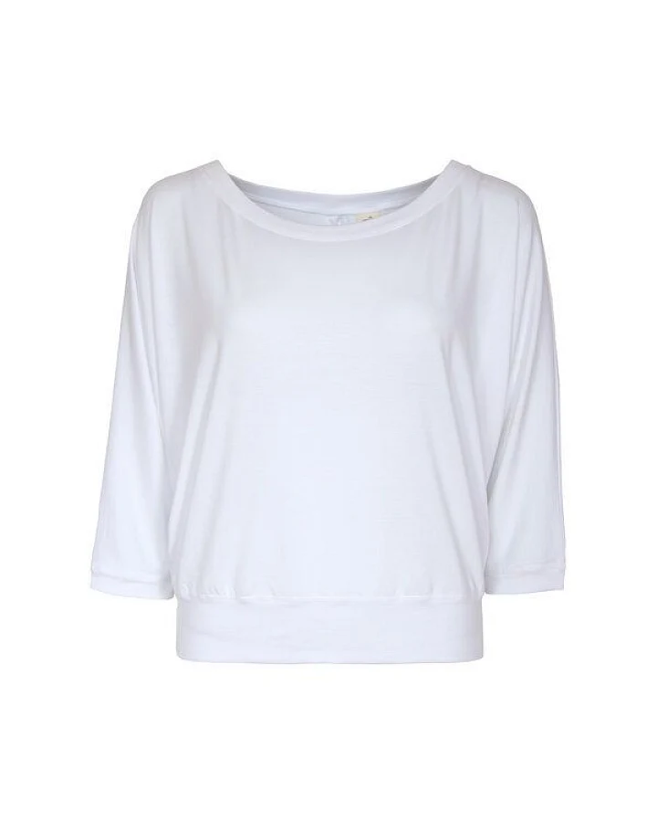 Jaya FRIDA - ¾ Shirt im lässigen loose Fit Style aus elastischem Tencel-Biobaumwoll-Mix