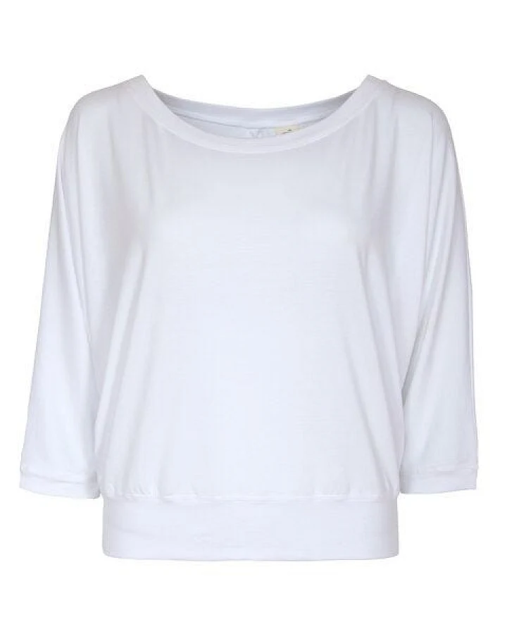 Jaya FRIDA - ¾ Shirt im lässigen loose Fit Style aus elastischem Tencel-Biobaumwoll-Mix