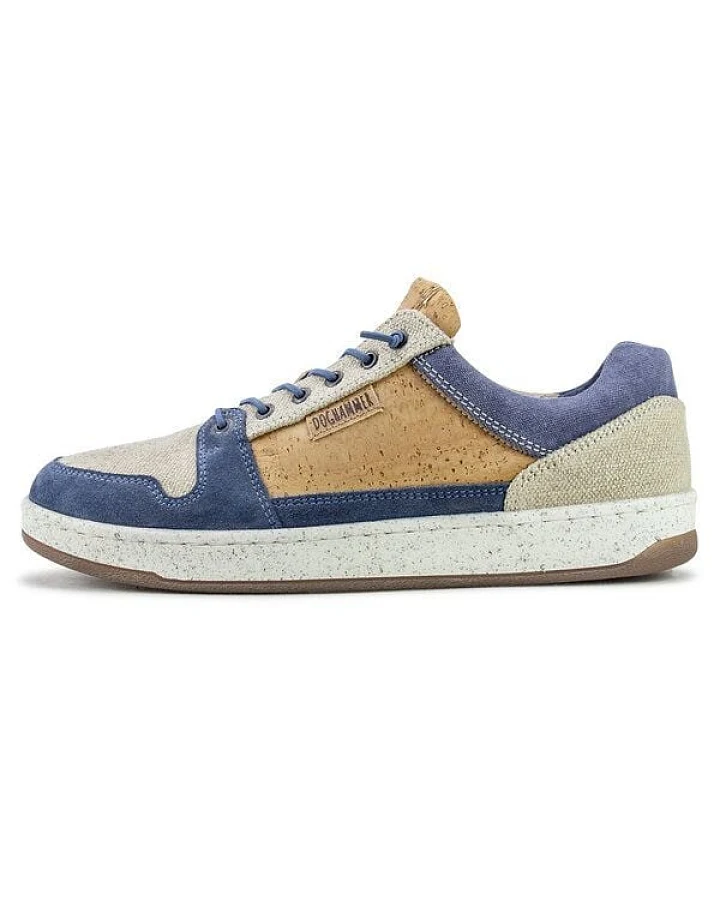 Doghammer Nachhaltiger Sneaker für Herren mit recyceltem Kork - Natural Commuter indigo