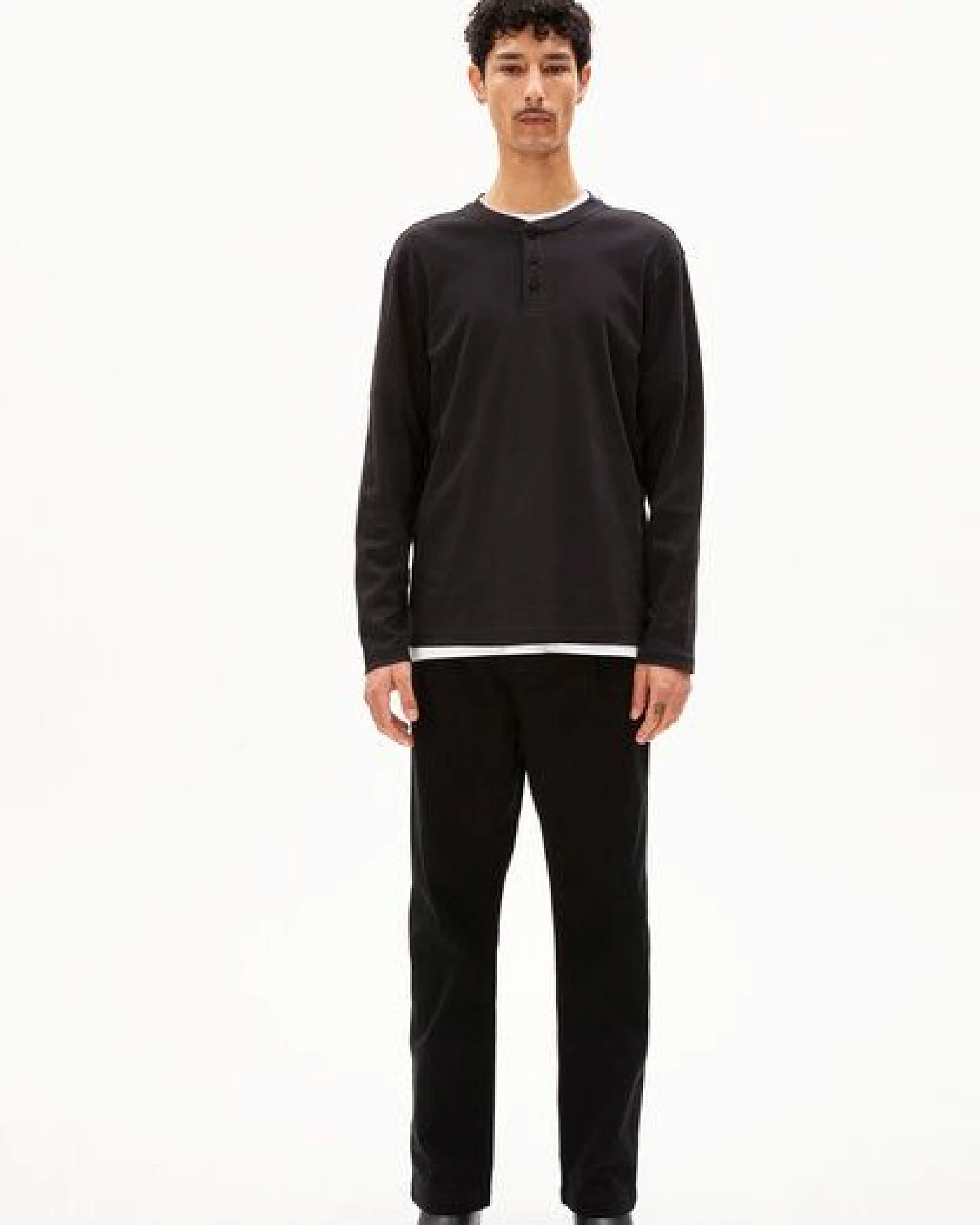 ARMEDANGELS FAANO PREMIUM - Herren Longsleeve aus Bio-Baumwolle – Ansicht 4