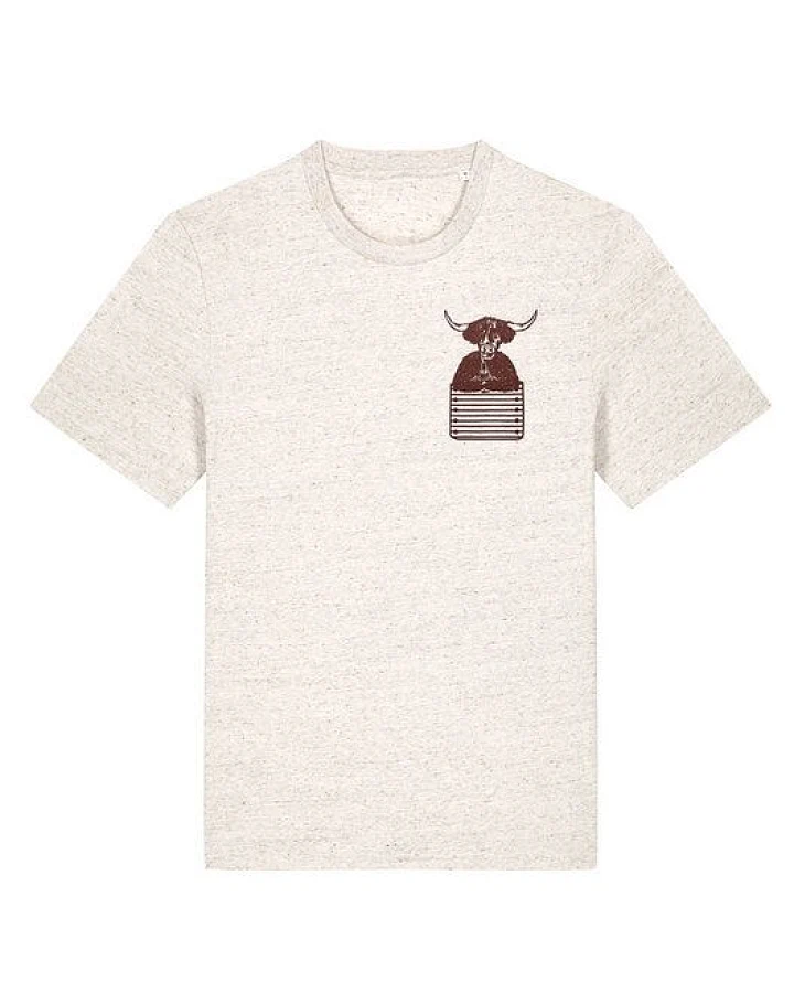 päfjes Ray Galloway - Fair Wear Unisex / Männer Bio T-Shirt - Eco Heather