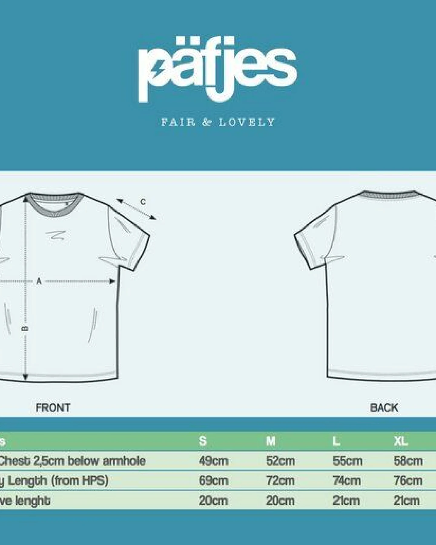 päfjes Ray Galloway - Fair Wear Unisex / Männer Bio T-Shirt - Eco Heather – Ansicht 2
