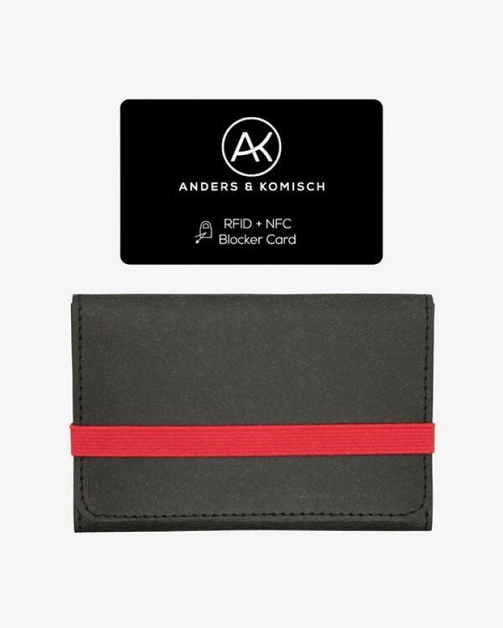 ANDERS & KOMISCH Mittelgroßes Portemonnaie mit RFID Schutz - A&K KOMPAKT