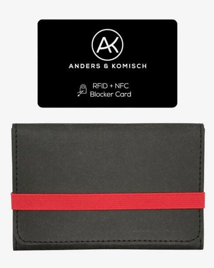 ANDERS & KOMISCH Mittelgroßes Portemonnaie mit RFID Schutz - A&K KOMPAKT