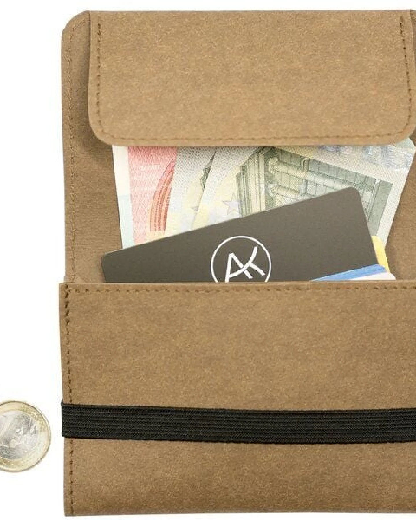 ANDERS & KOMISCH Mittelgroßes Portemonnaie mit RFID Schutz - A&K KOMPAKT – Ansicht 2