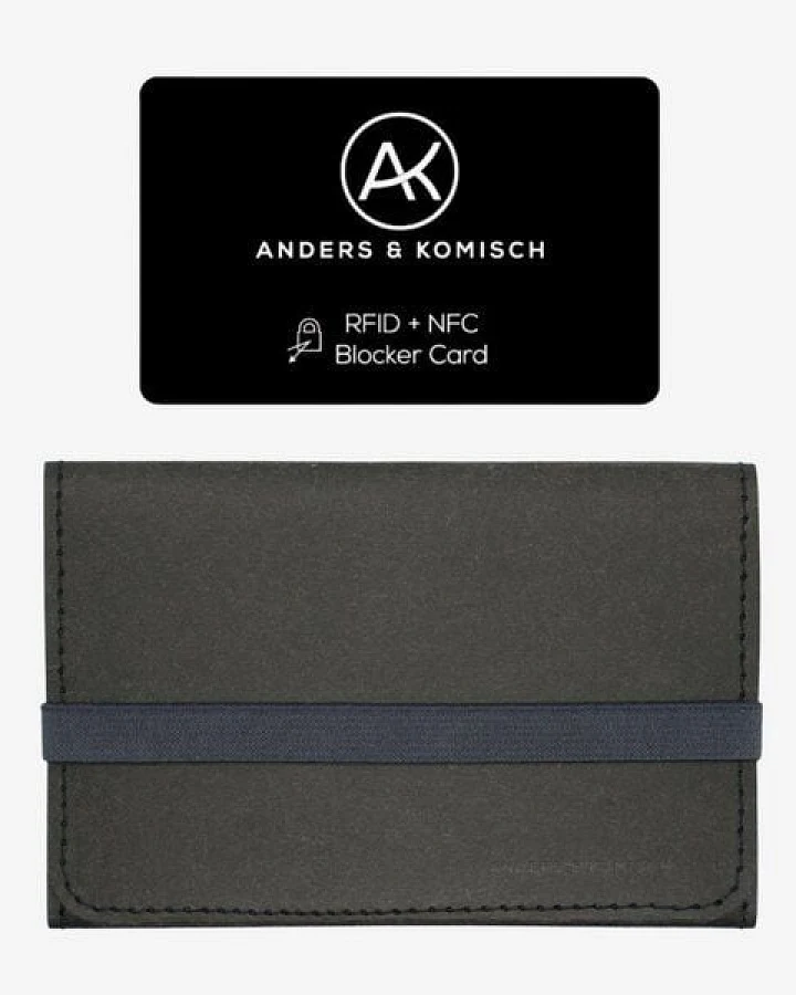 ANDERS & KOMISCH Mittelgroßes Portemonnaie mit RFID Schutz - A&K KOMPAKT