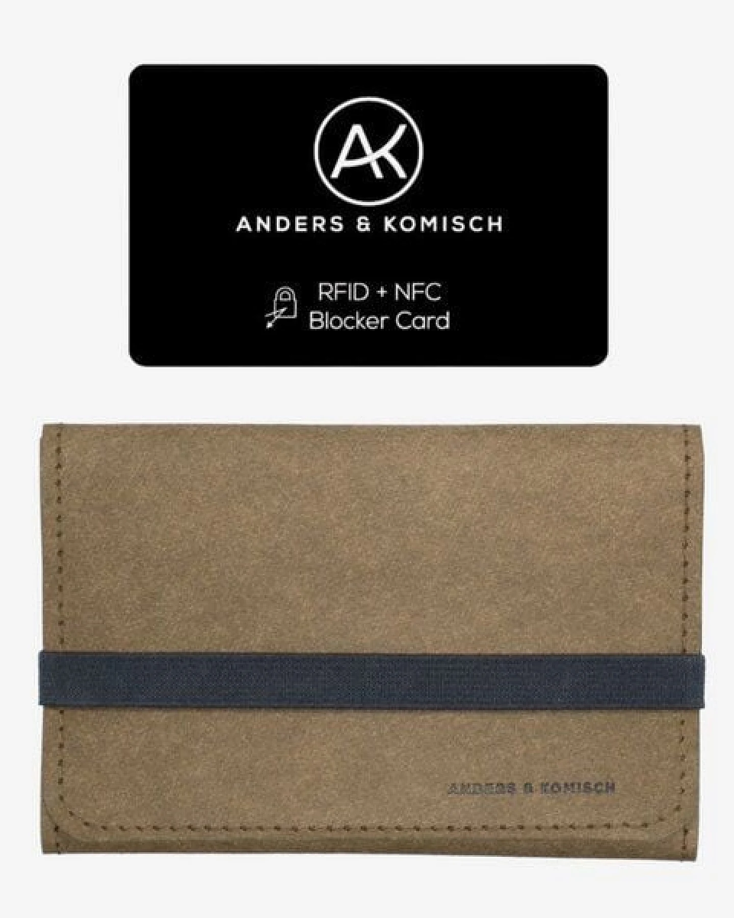 ANDERS & KOMISCH Mittelgroßes Portemonnaie mit RFID Schutz - A&K KOMPAKT – Ansicht 2