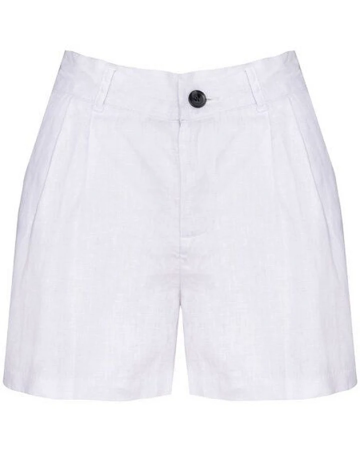 YTWOO Damen Shorts aus 100% Leinen