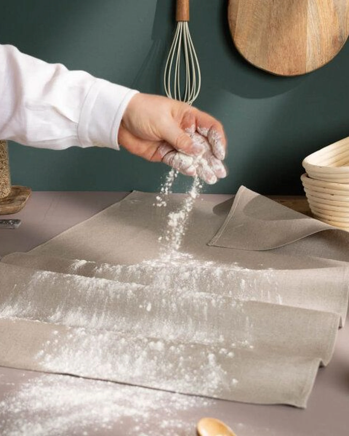 nahtur-design Bäckerleinen aus Bioleinen – Teigtuch & Backtuch, 2 Größen – Ansicht 3