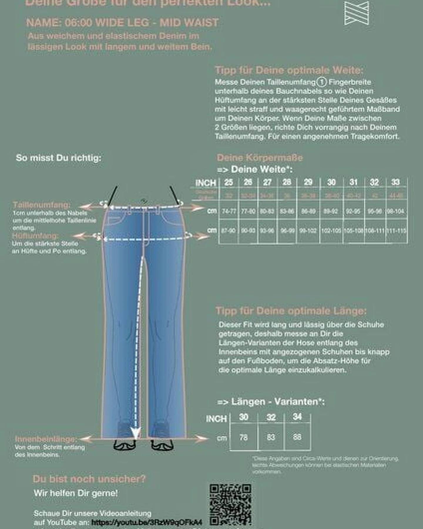 FUTURE:PEOPLE. 06:00 WIDE LEG - MID WAIST- Damen Jeans aus weichem Stretch-Denim aus Bio-Baumwoll-Mix (30600 0 1008) – Ansicht 2