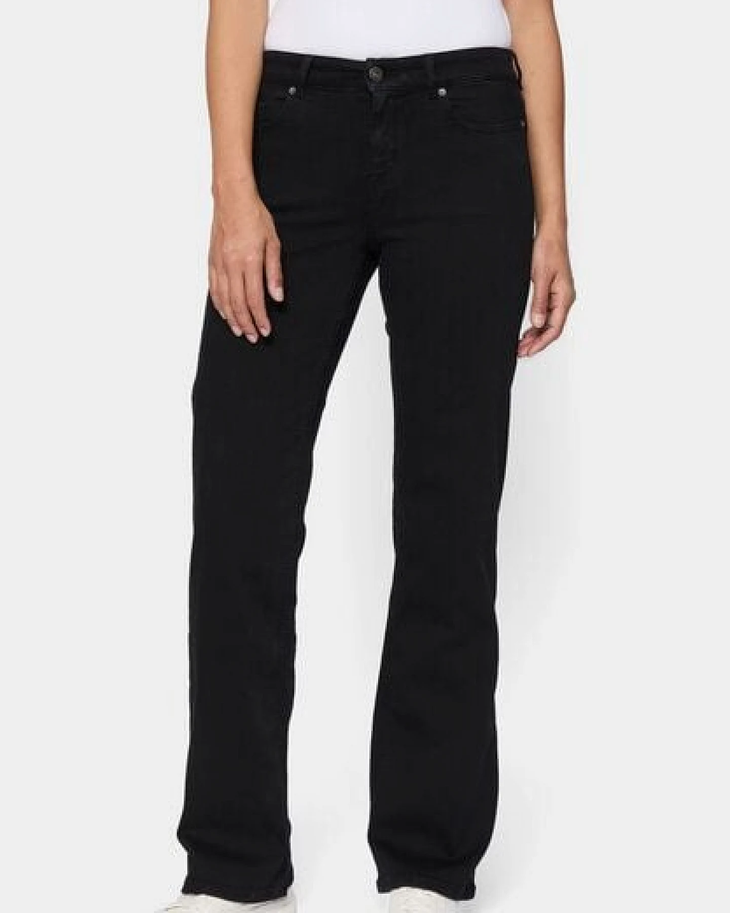 FUTURE:PEOPLE. 06:00 WIDE LEG - MID WAIST- Damen Jeans aus weichem Stretch-Denim aus Bio-Baumwoll-Mix (30600 0 1008) – Ansicht 3