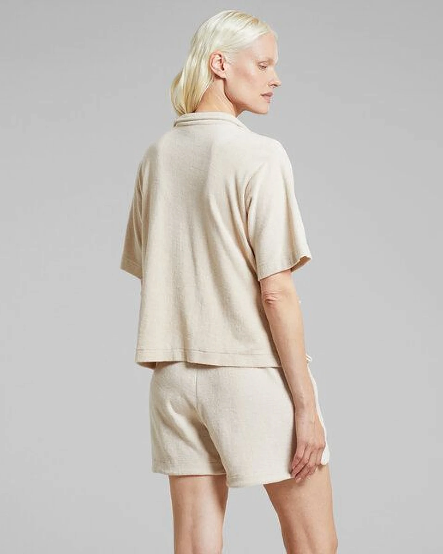 DEDICATED Damen Shorts aus Frottee - Aspudden Terry Shorts – Ansicht 2