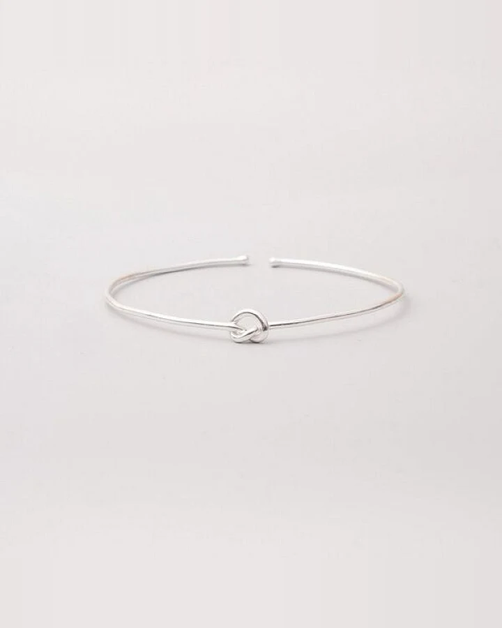 fejn jewelry Armband 'knot arm cuff' mit zartem Knoten