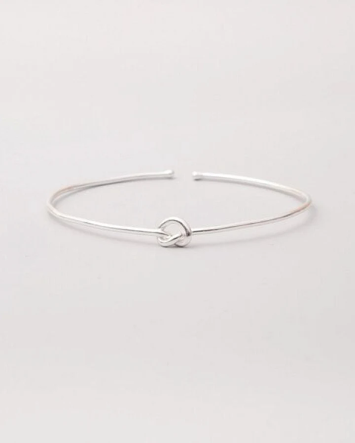 fejn jewelry Armband 'knot arm cuff' mit zartem Knoten