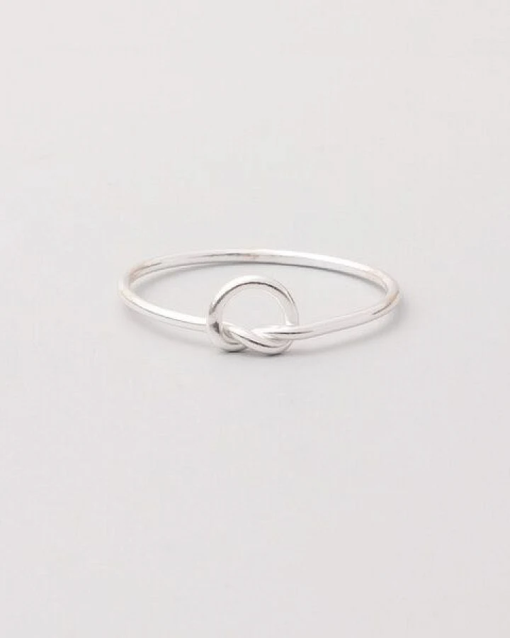 fejn jewelry Ring 'knot ring' mit zartem Knoten