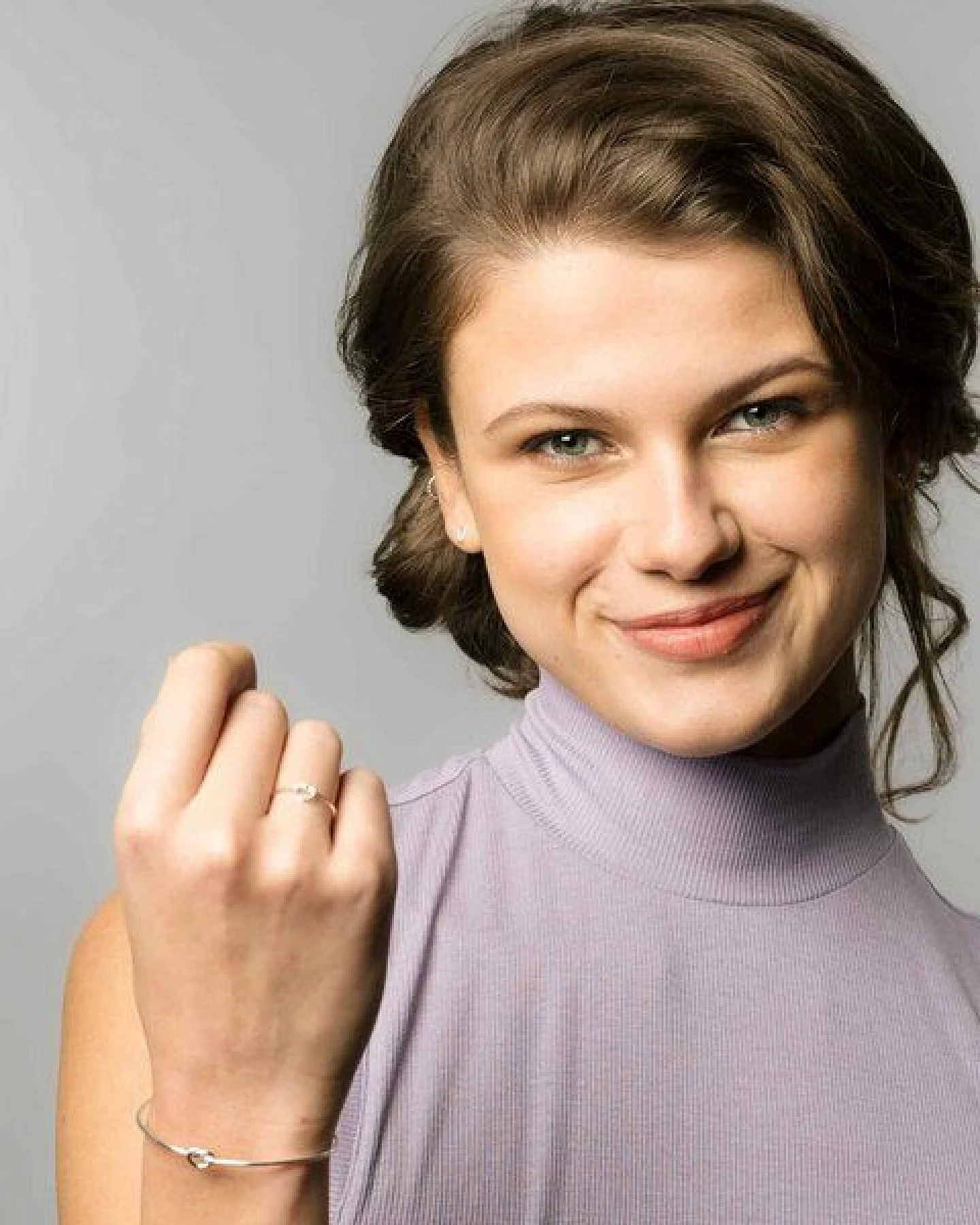 fejn jewelry Ring 'knot ring' mit zartem Knoten – Ansicht 2