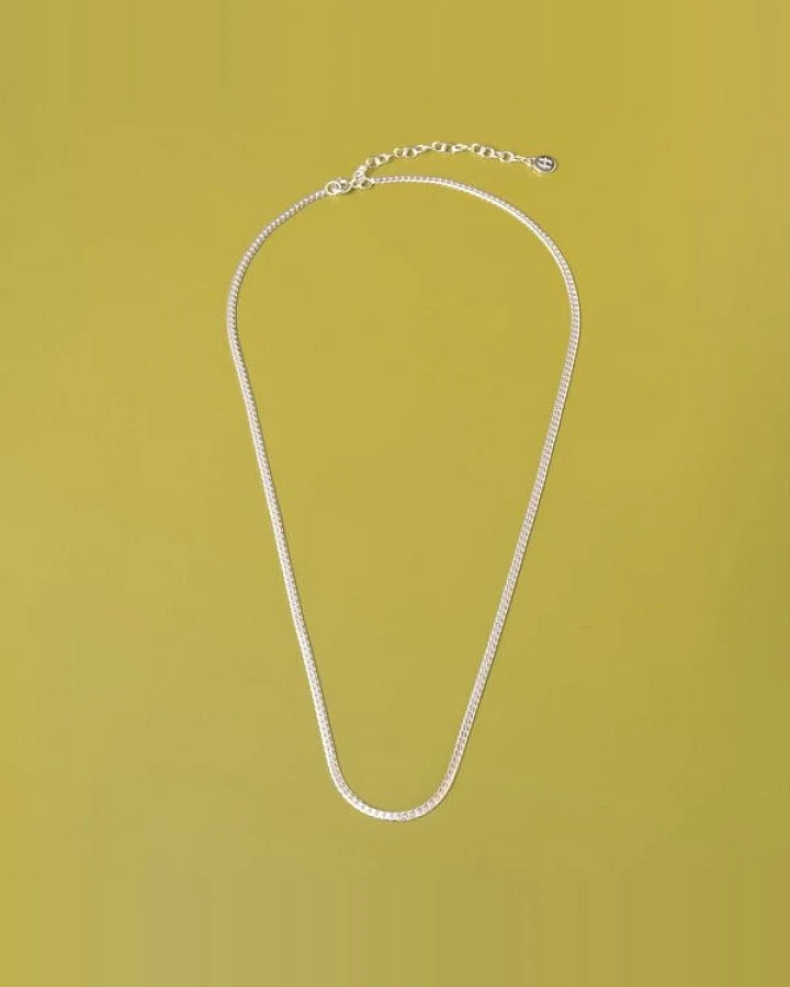 fejn jewelry Kette 'flat chain' - flache Schlangenkette