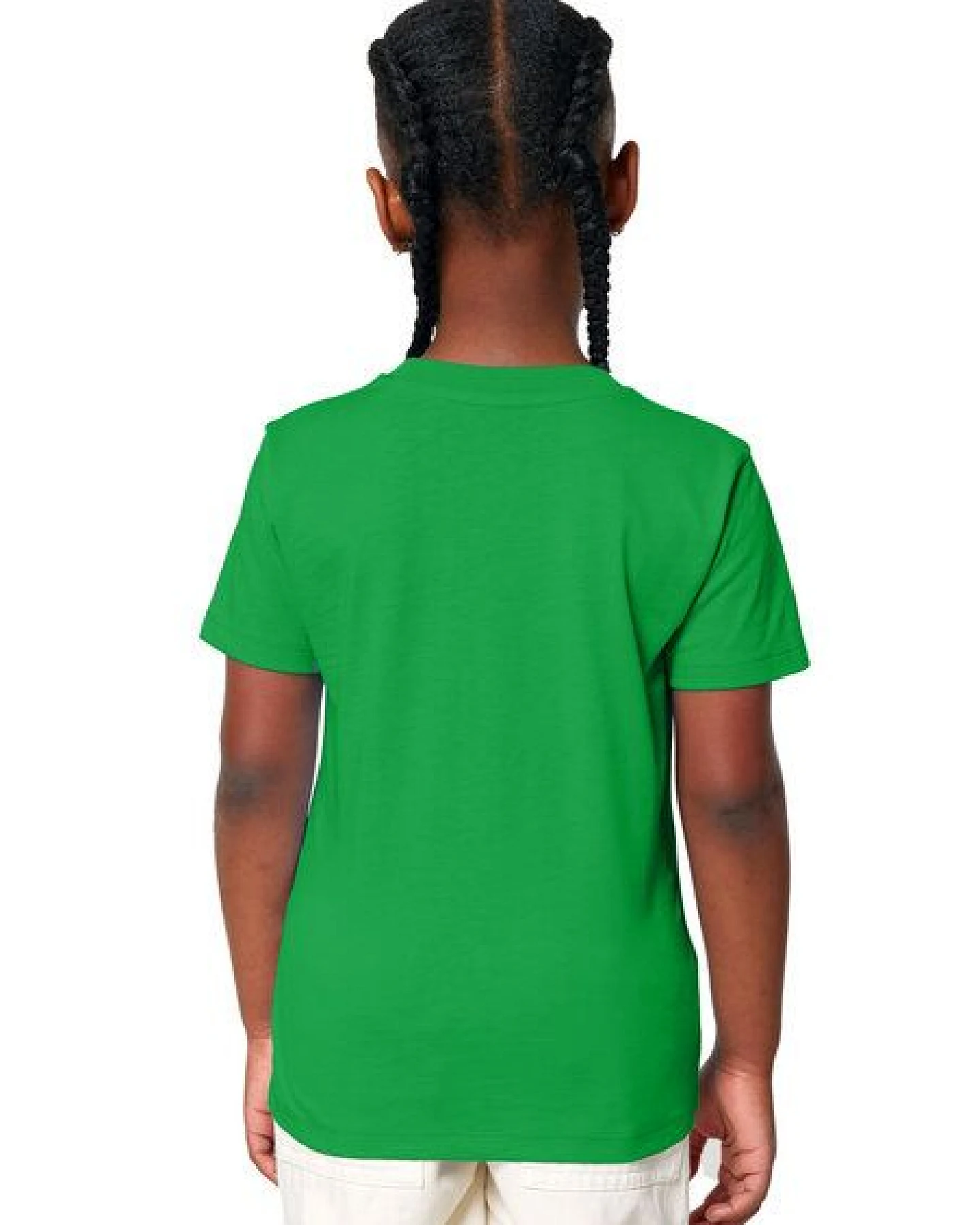 FellHerz Kids T-Shirt Fußball-Mädchen fresh green – Ansicht 3