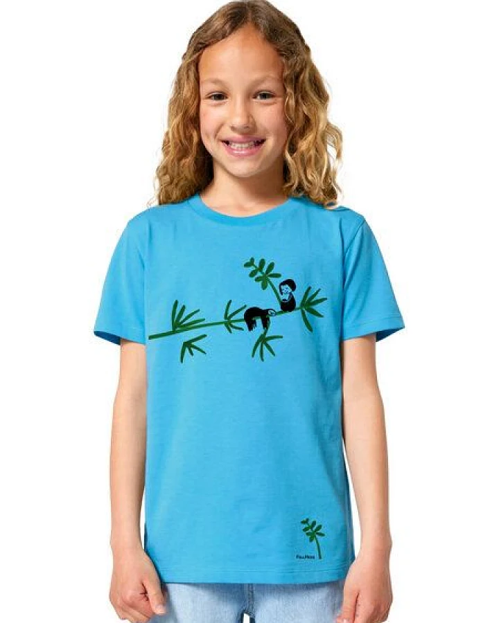 FellHerz Kids T-Shirt Faultier neptune
