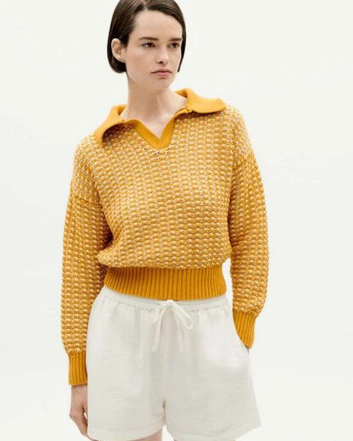 THINKING MU Shorts Geranio Loop undyed