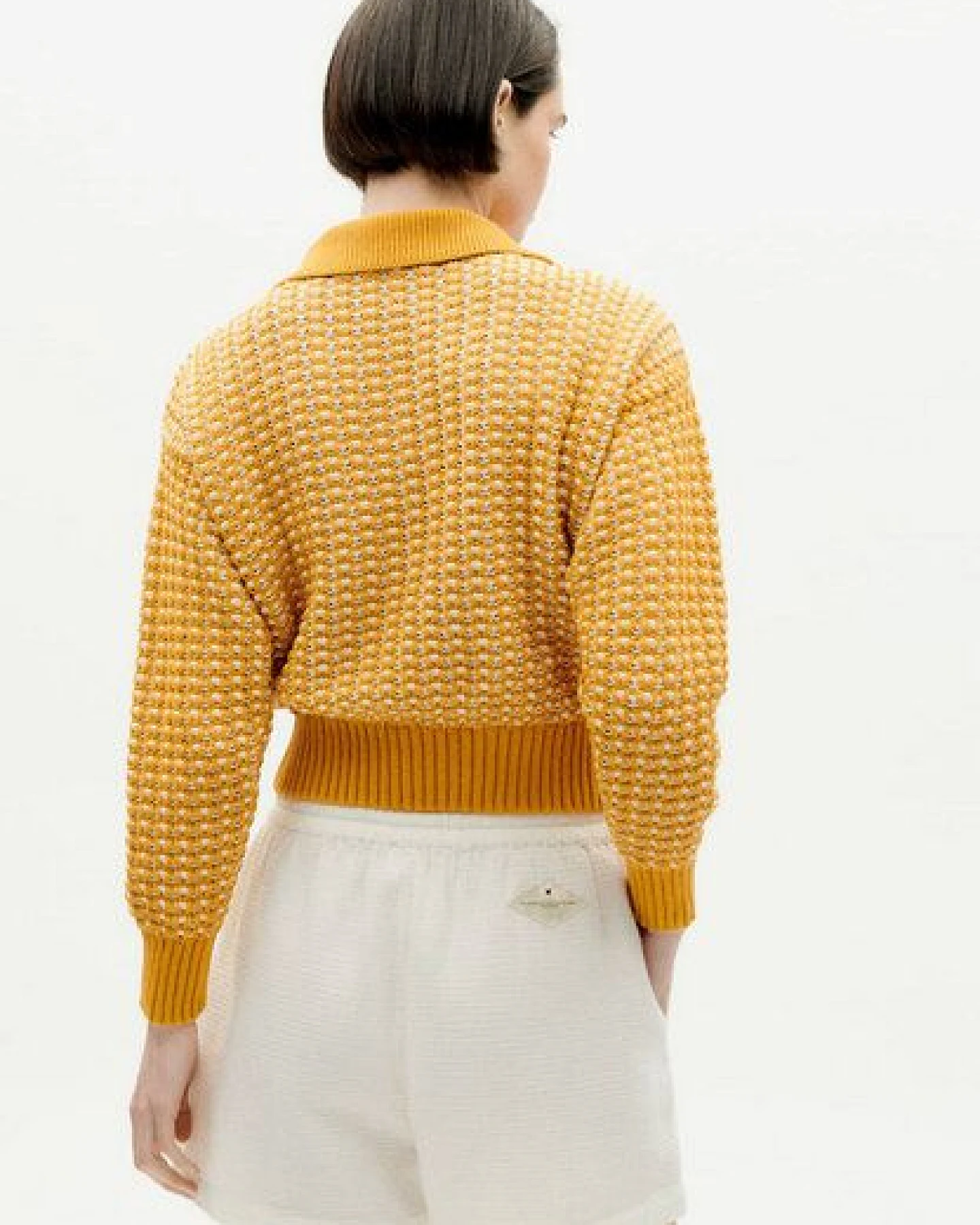 THINKING MU Shorts Geranio Loop undyed – Ansicht 2