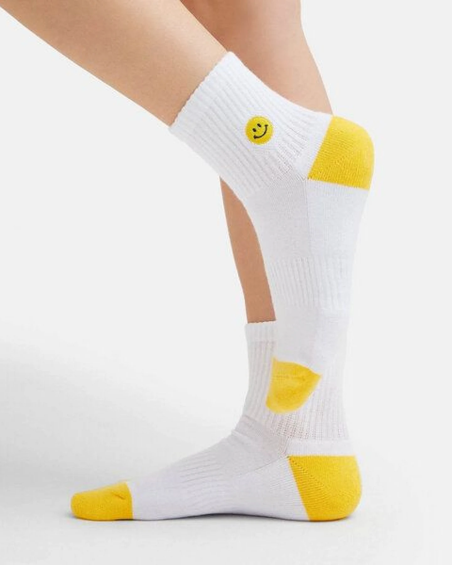 Natural Vibes Smiley Quarter Socken – Ansicht 2