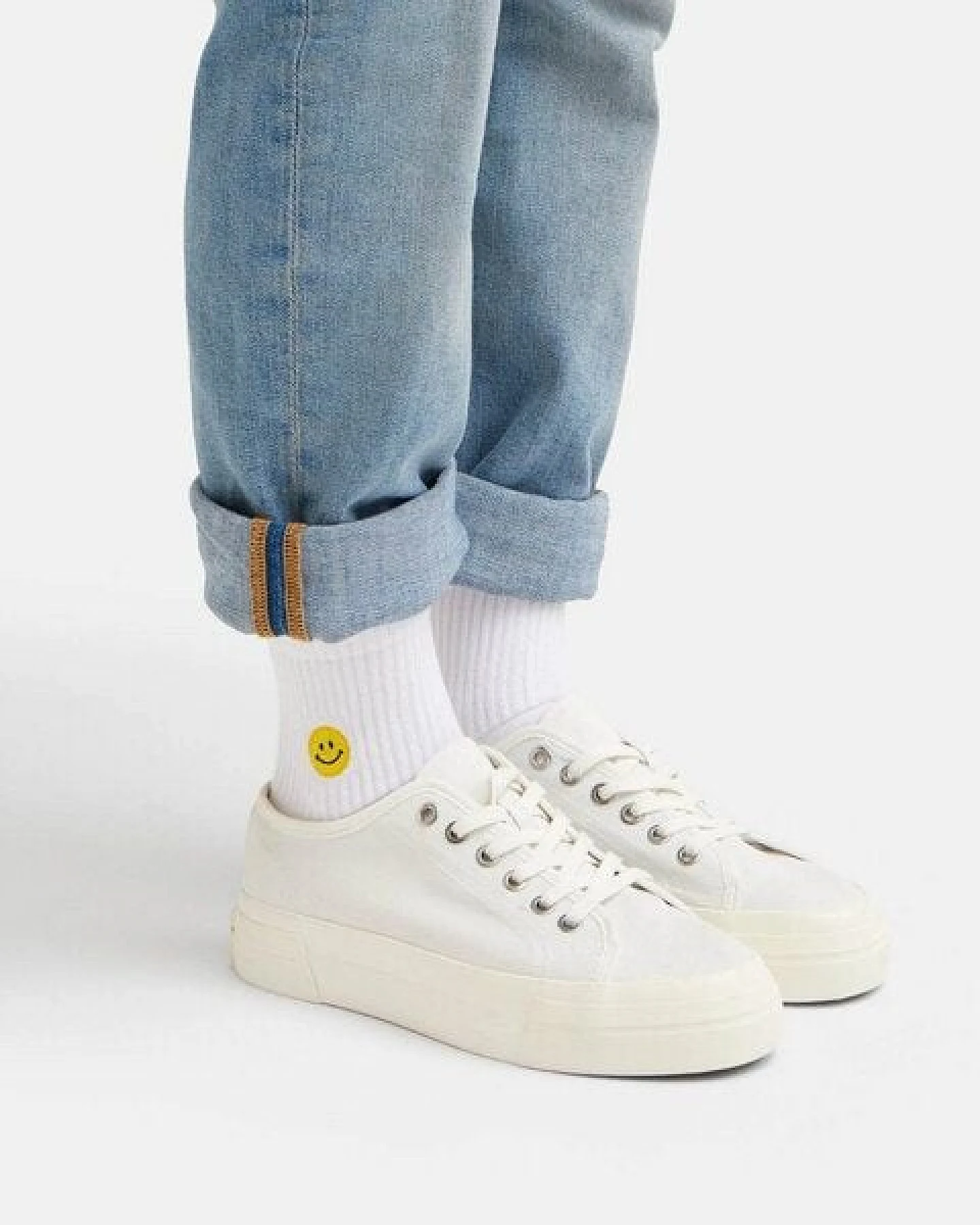 Natural Vibes Smiley Quarter Socken – Ansicht 3