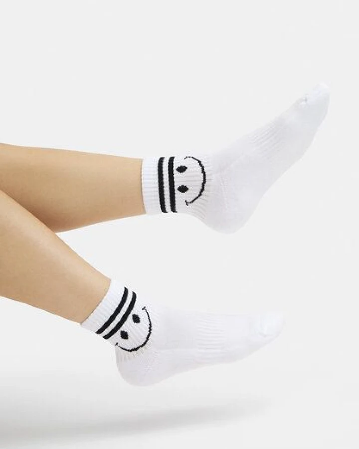 Natural Vibes Sporty Smile Quarter Socken