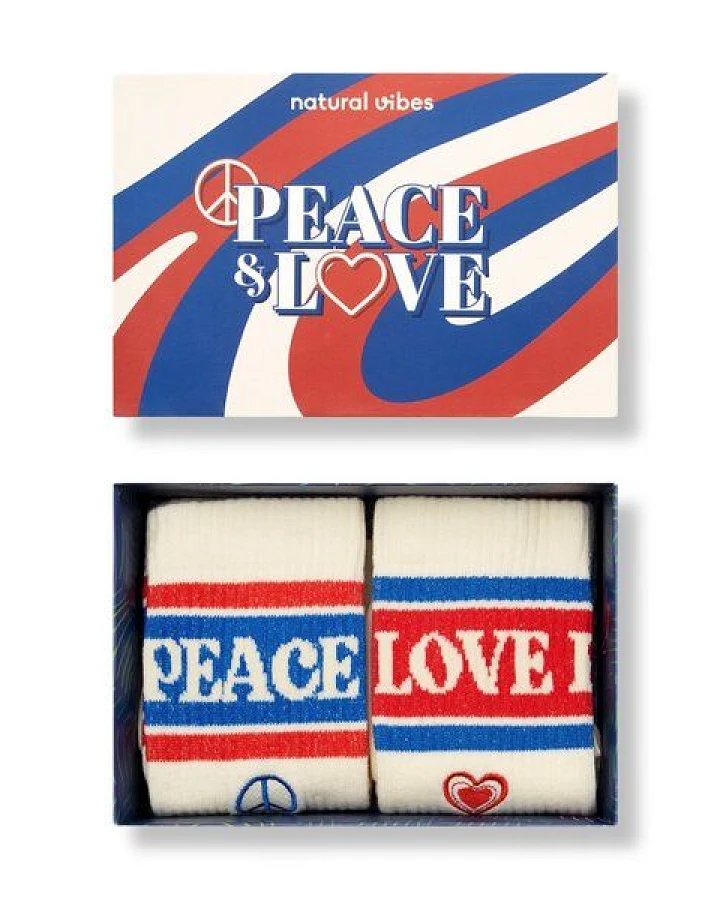 Natural Vibes 2-Pack Peace and Love Bio GOTS
