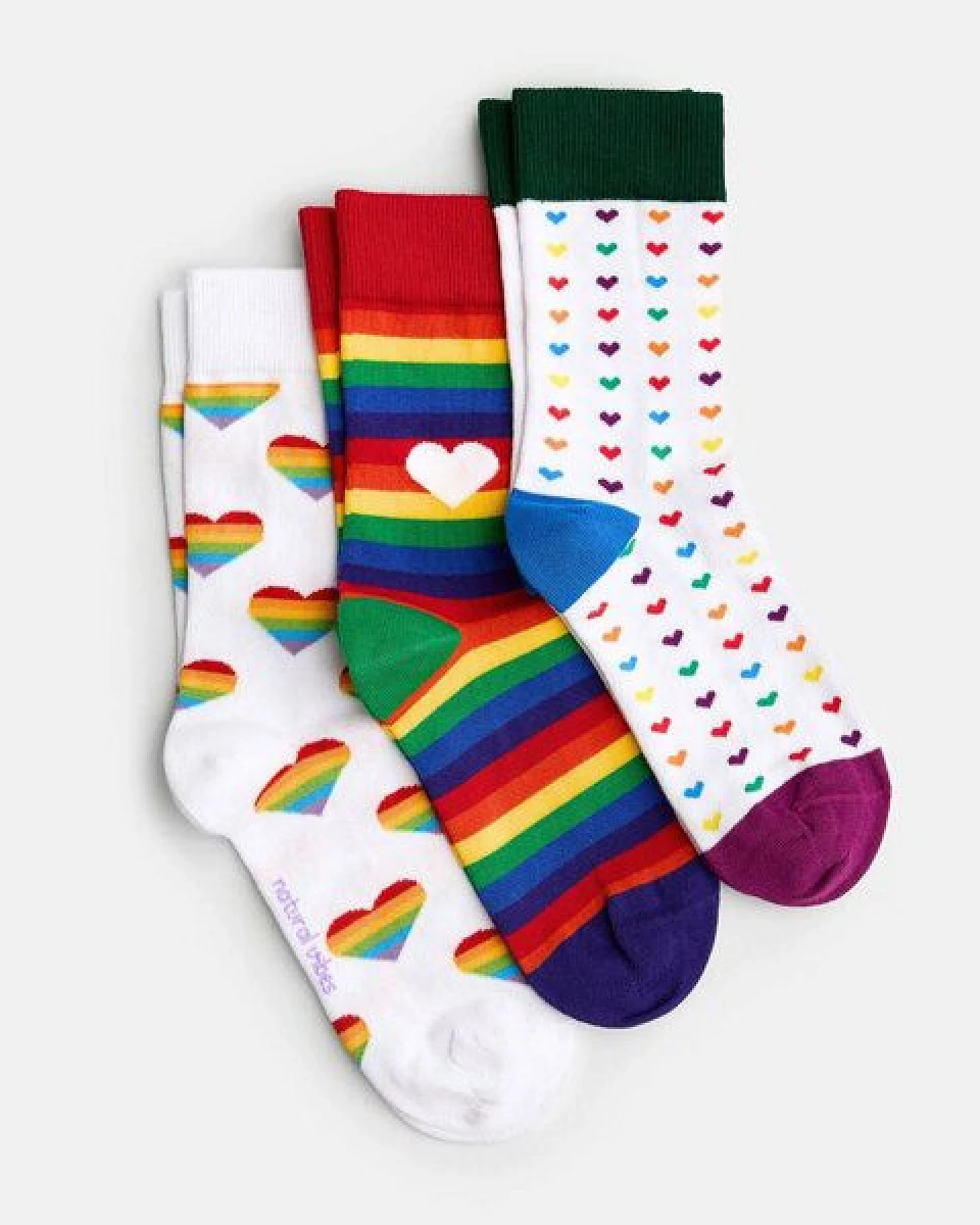 Natural Vibes 3-Pack Love Wins Bio GOTS – Ansicht 3