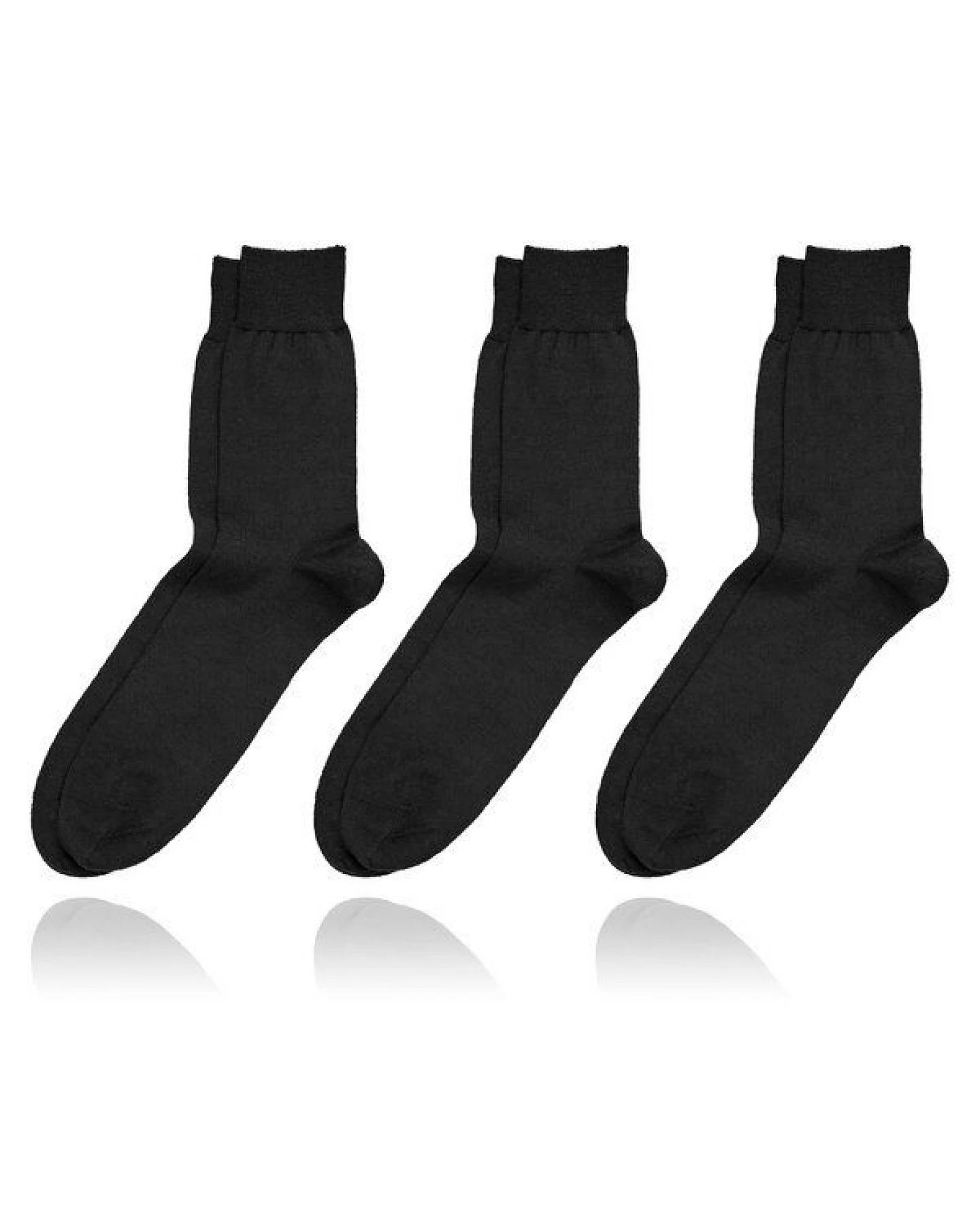 grödo Gemütliche Wollsocken mit Baumwollanteil, alles Bio, für Damen und Herren (3er Pack) – Ansicht 3