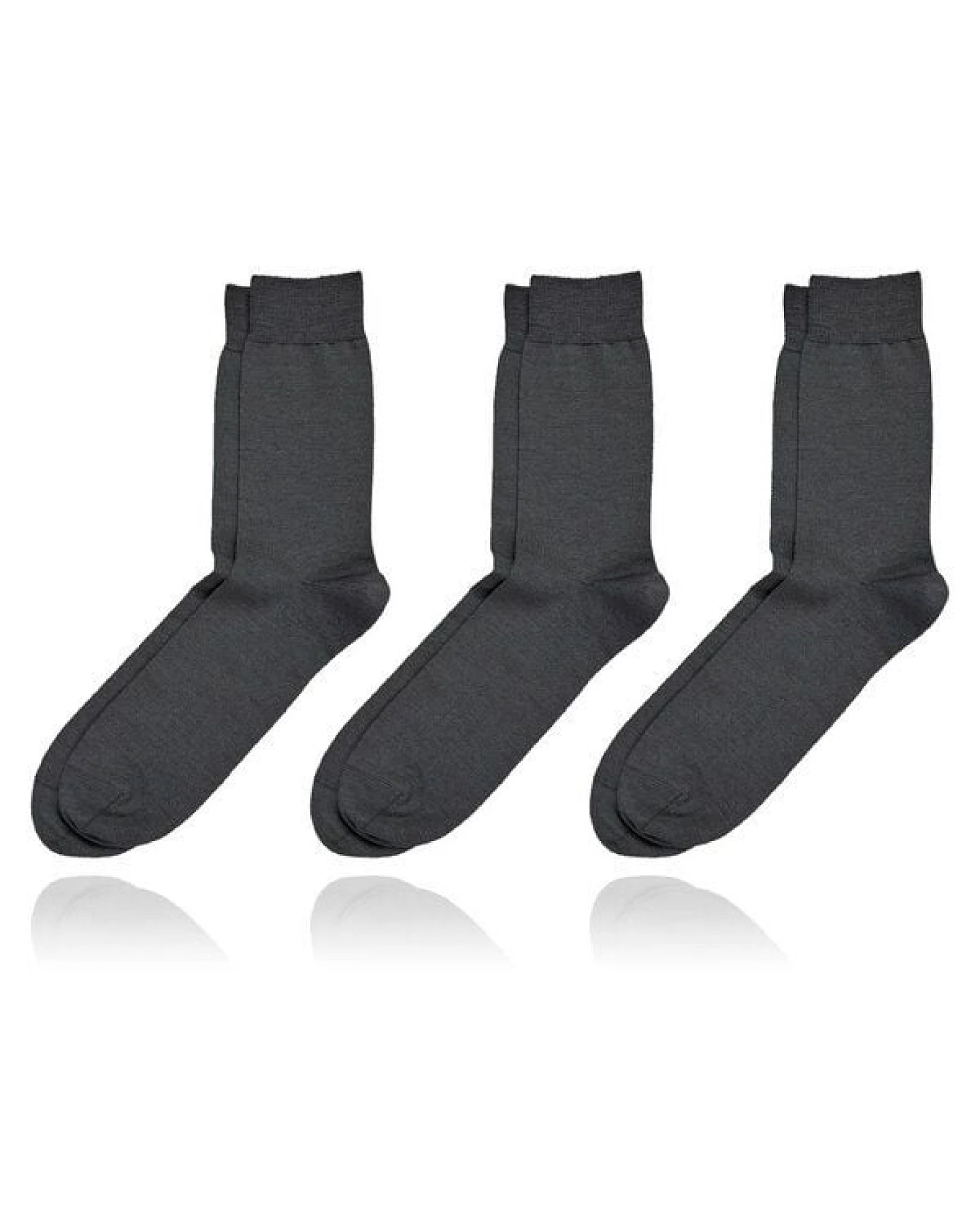 grödo Gemütliche Wollsocken mit Baumwollanteil, alles Bio, für Damen und Herren (3er Pack) – Ansicht 3