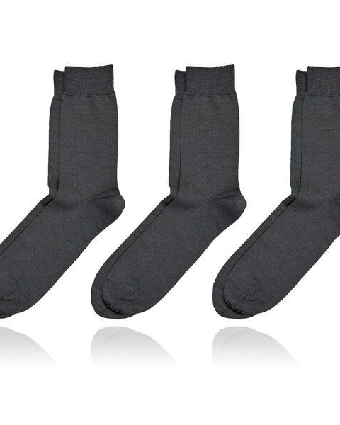 grödo Gemütliche Wollsocken mit Baumwollanteil, alles Bio, für Damen und Herren (3er Pack) – Ansicht 3