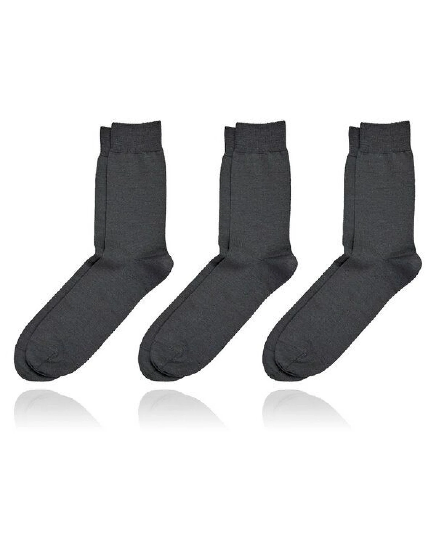 grödo Gemütliche Wollsocken mit Baumwollanteil, alles Bio, für Damen und Herren (3er Pack) – Ansicht 3